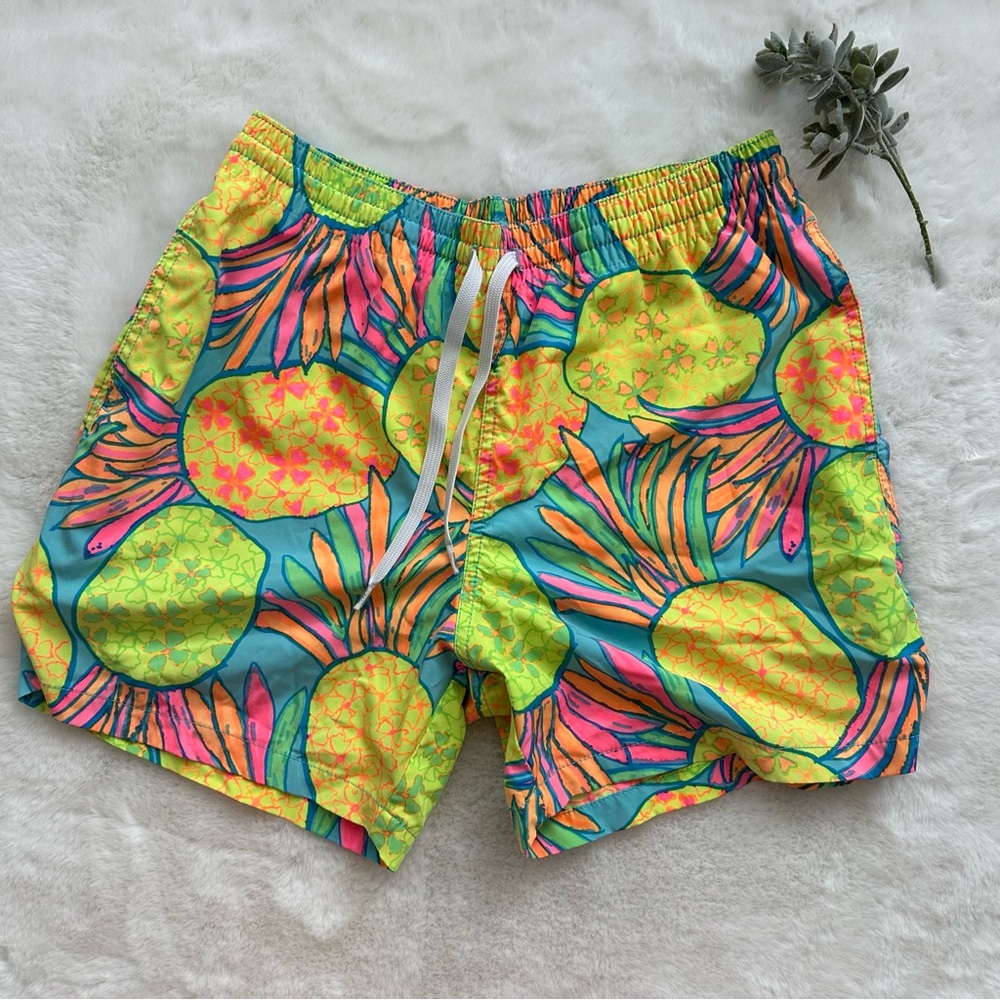 Chubbies | Euc - Hooligans Neon Pineapple Trunks … - image 2